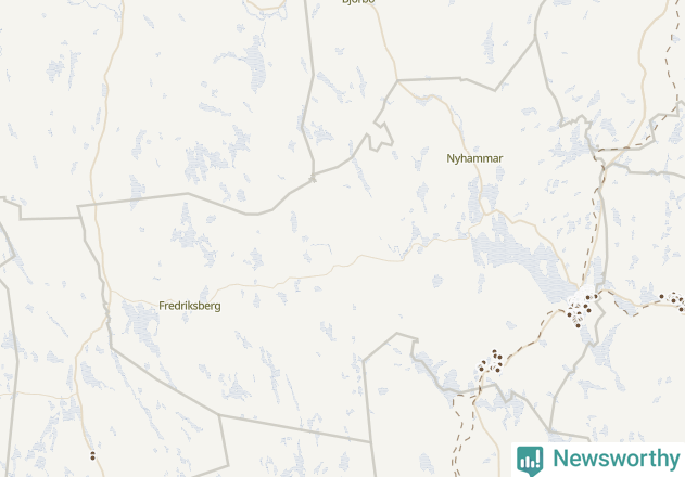 Karta över Ludvika kommun