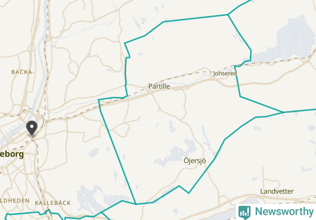 Karta över väderstationer i artikeln