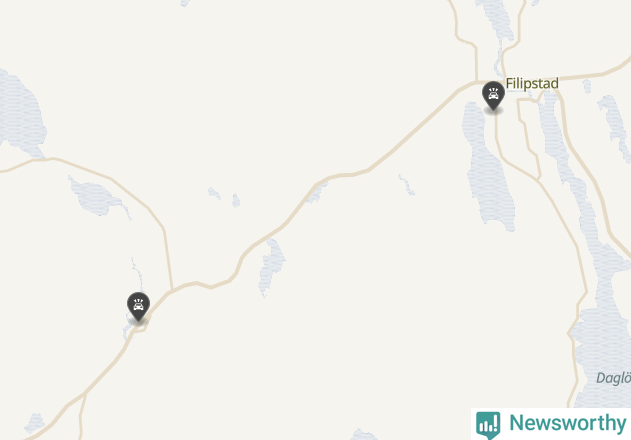 Karta över viltolyckor i Filipstads kommun