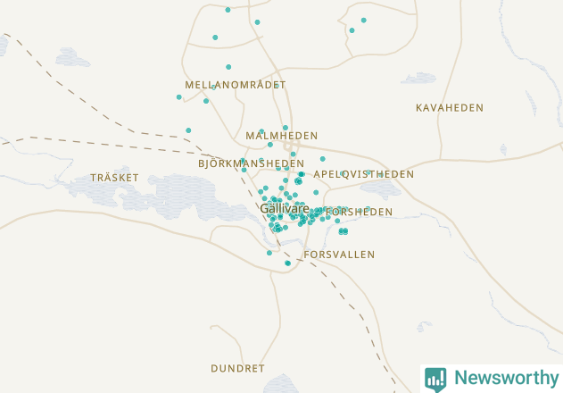 Karta över undefined