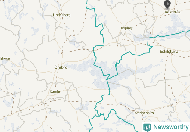 Karta över Örebro kommun