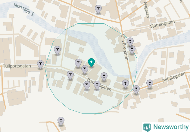 Karta över Norrtälje kommun