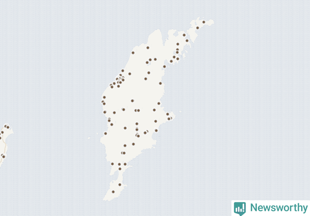 Karta över Gotlands kommun