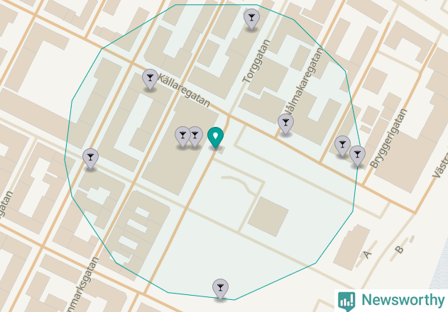 Karta över Lidköpings kommun