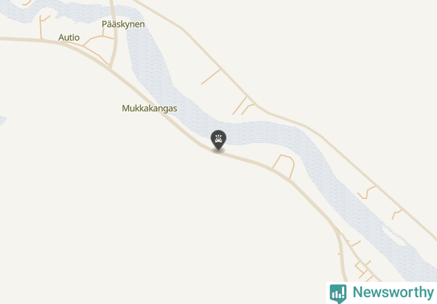 Karta över viltolyckor i Pajala kommun