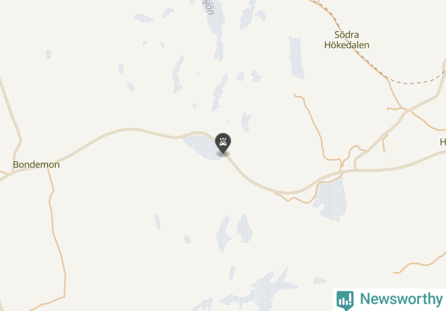 Karta över viltolyckor i Dals-Eds kommun