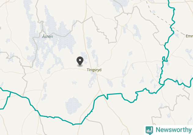 Karta över väderstationer i artikeln