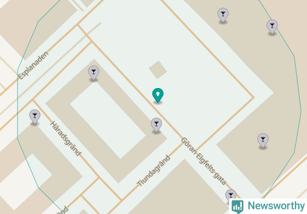 Karta över Täby kommun