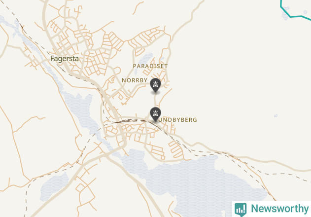 Karta över viltolyckor i Fagersta kommun