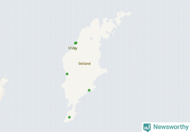 Karta över Gotlands kommun