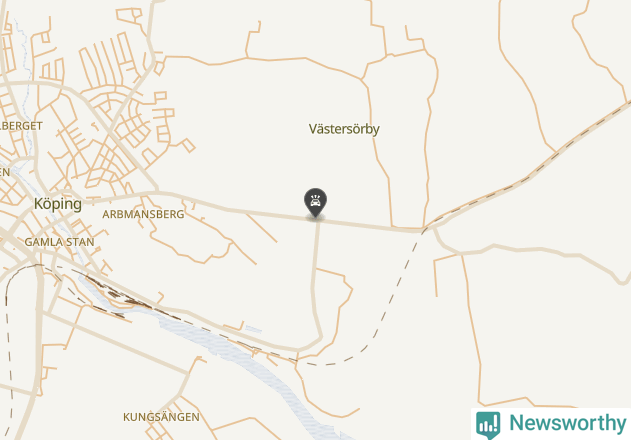 Karta över viltolyckor i Köpings kommun