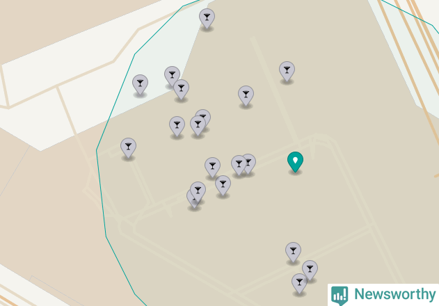 Karta över Solna kommun