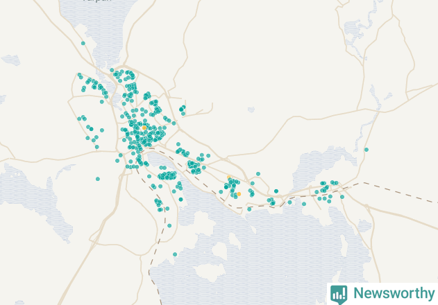 Karta över undefined