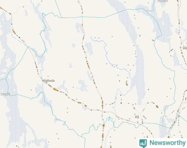 Karta över Kils kommun