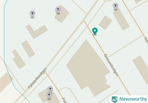 Karta över Vellinge kommun