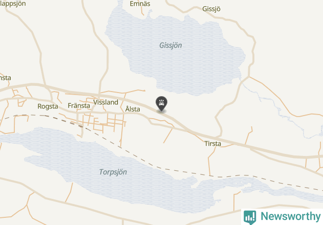 Karta över viltolyckor i Ånge kommun