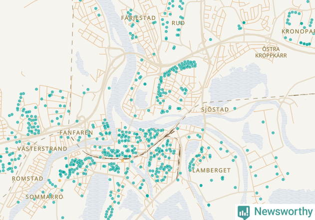 Karta över undefined