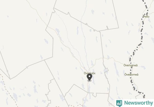 Karta över väderstationer i artikeln