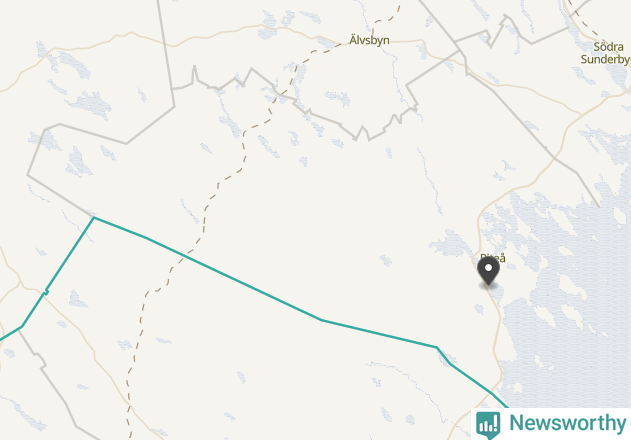 Karta över väderstationer i artikeln