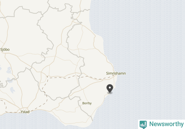 Karta över väderstationer i artikeln