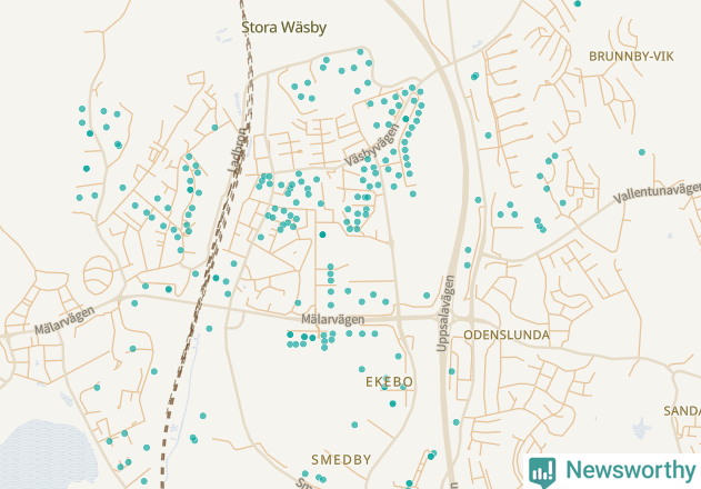 Karta över undefined