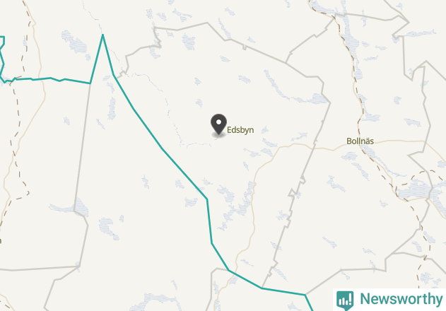 Karta över väderstationer i artikeln