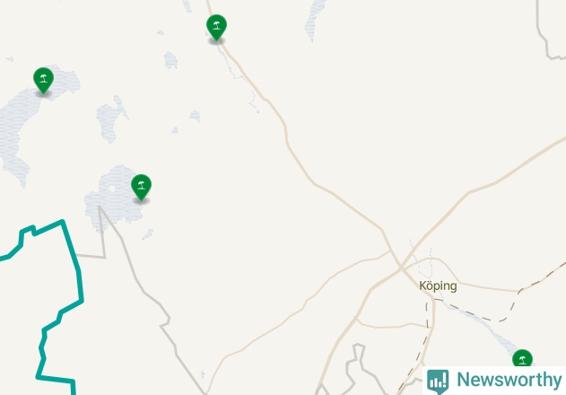 Karta över Köpings kommun