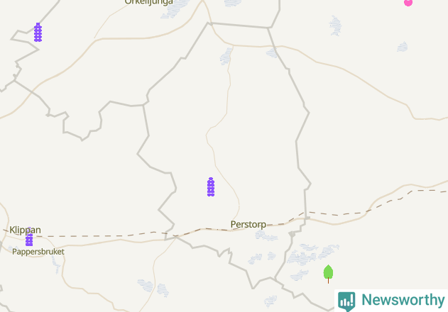 Karta över Perstorps kommun