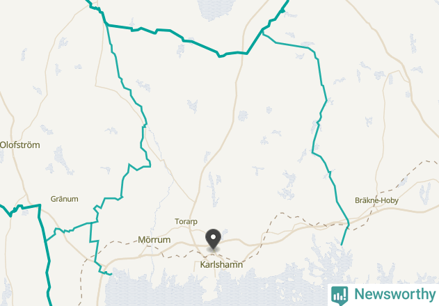 Karta över väderstationer i artikeln