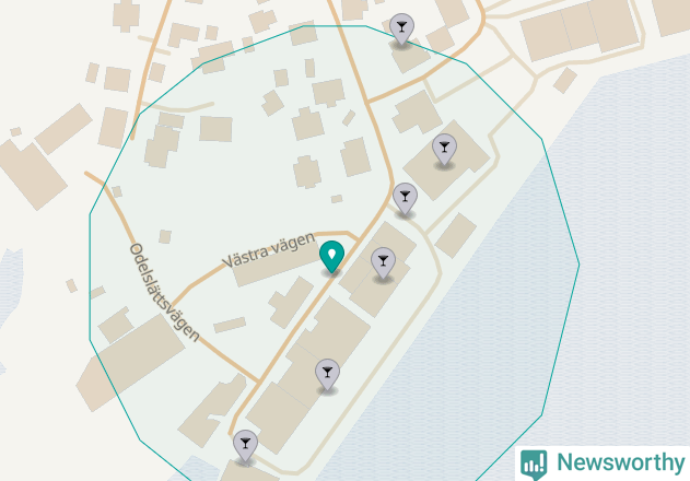 Karta över Öckerö kommun