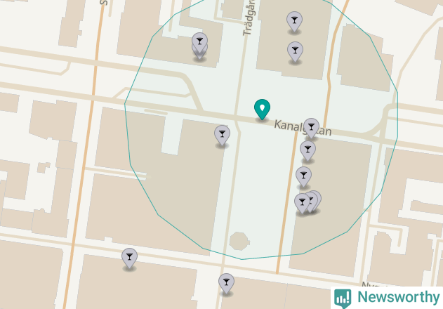 Karta över Västerbottens län