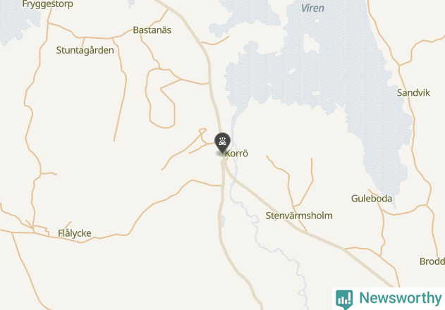 Karta över viltolyckor i Tingsryds kommun