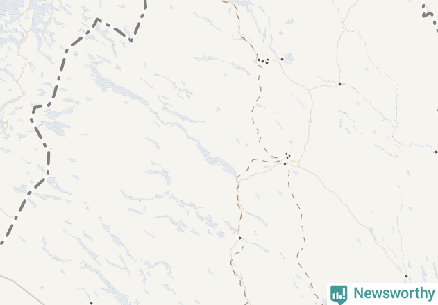 Karta över Gällivare kommun