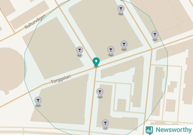 Karta över Kiruna kommun