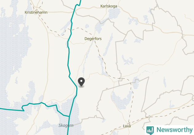 Karta över väderstationer i artikeln