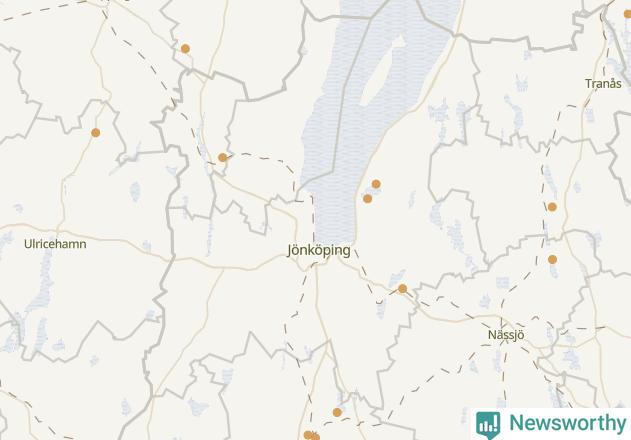 Karta över Jönköpings kommun