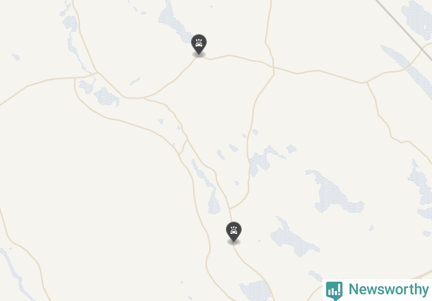 Karta över Piteå kommun