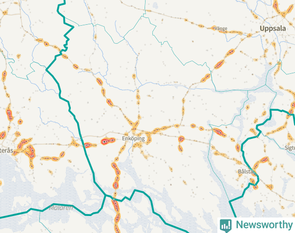 Karta över Enköpings kommun