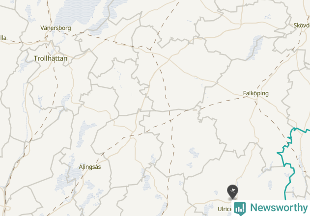 Karta över Grästorps kommun