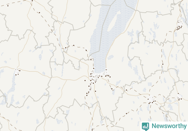 Karta över Jönköpings kommun