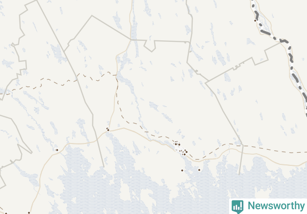 Karta över Kalix kommun