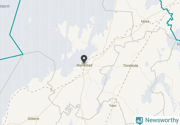 Karta över väderstationer i artikeln