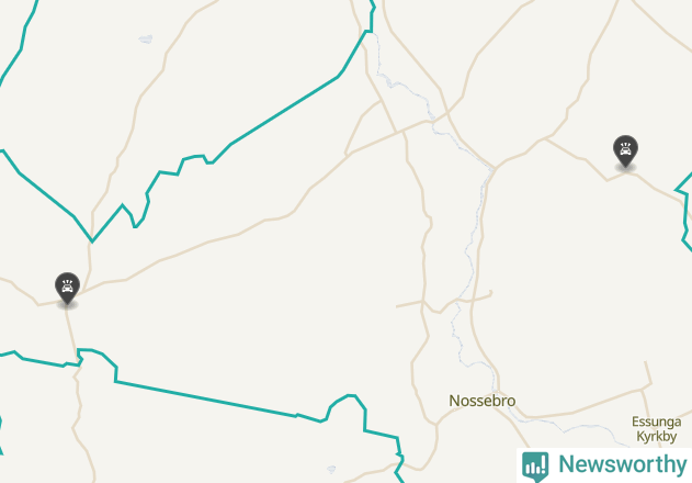 Karta över viltolyckor i Essunga kommun