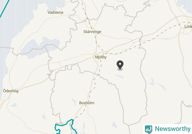 Karta över väderstationer i artikeln