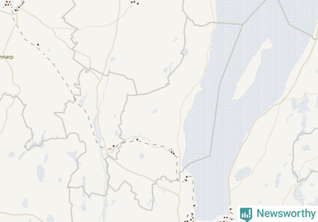 Karta över Habo kommun