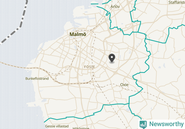 Karta över väderstationer i artikeln