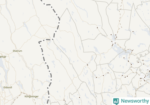 Karta över Malung-Sälens kommun