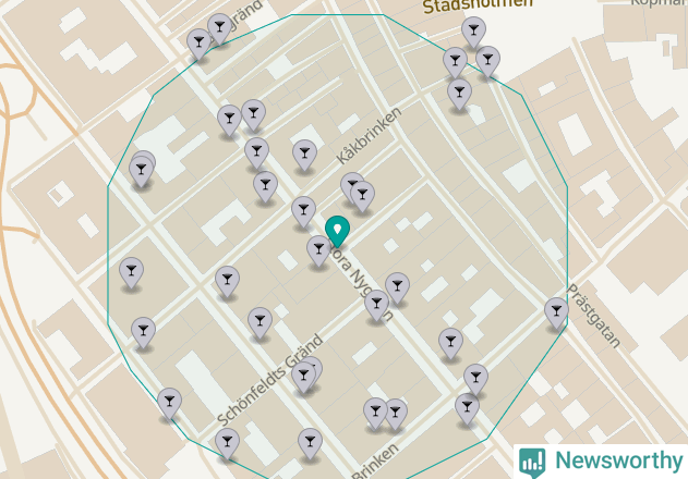 Karta över Stockholms kommun