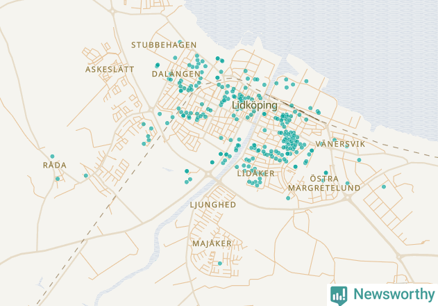 Karta över undefined