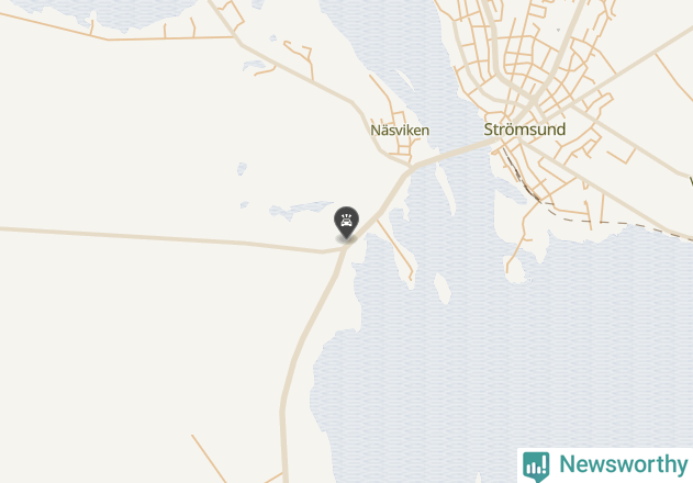 Karta över viltolyckor i Strömsunds kommun